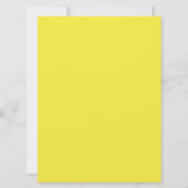 黄色素晴らしの感動的タンポポにミツバチ カード (裏面)