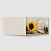 黄色素朴ひまわり結婚の森 ゲストブック (全面)