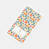 黄色素朴オレンジ色の花のパターン (コーナー)