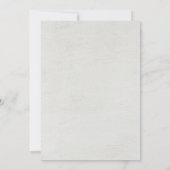 黄色素朴フローラ/花ブライダルシャワー招待状 招待状 (裏面)