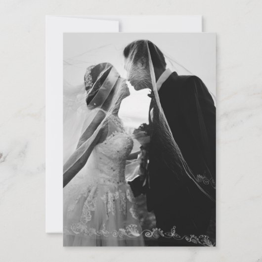 黄色結婚の誓いの更新とパーティーの後 招待状 (裏面)