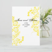 黄色結婚の 招待状 (スタンド正面)