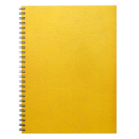 黄色絵を描の壁 – カラフル A  ノートブック (正面)