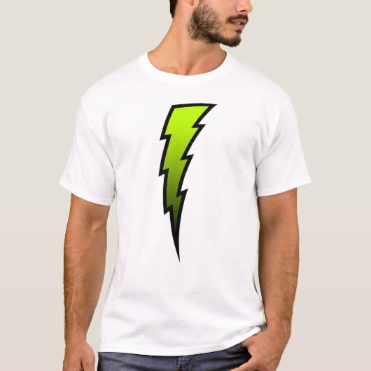 黄色緑の稲妻 Tシャツ (正面)