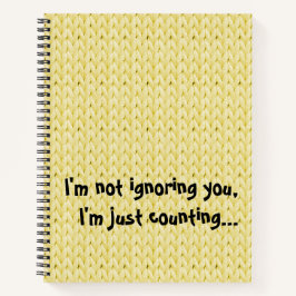 黄色編みテクスチャスパイラルノートブック ノートブック