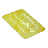 黄色考えのパワーチャクラワード磁石 マグネット (右側)