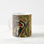 黄色膨らまされたSapsuckerのマグ コーヒーマグカップ (正面左)