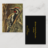 黄色膨らまされたSapsucker ATC 名刺 (正面/裏面)