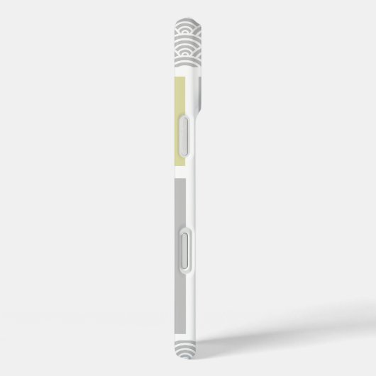 黄色航海のと灰色のいかり魚の天気表 Case-Mate iPhoneケース (裏面 / 右)