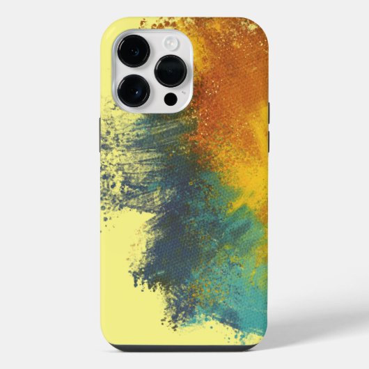 黄色色 iPhoneケース (裏面)