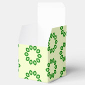 黄色葉の円に緑の フェイバーボックス (オープン)