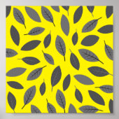 黄色葉上の ポスター (正面)