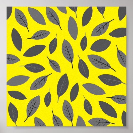 黄色葉上の ポスター (正面)