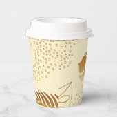 黄色葉金ゴールド紙カップ 紙コップ (右)