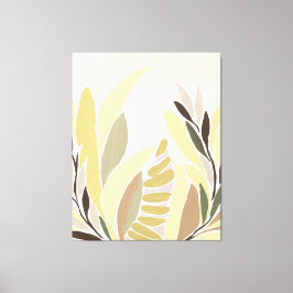 黄色葉 キャンバスプリント