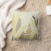 黄色葉 クッション (ブランケット)