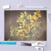 黄色補水絵画色褐色 薄葉紙 (クラフト)