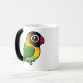 黄色襟首をつかまれた仲の良い恋人同士 モーフィングマグカップ (正面左)