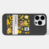 黄色要素イエロー恋人 iPhoneケース (裏面横)