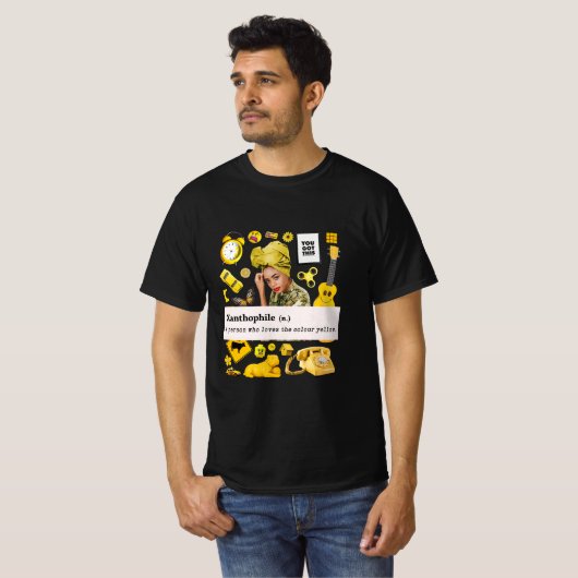 黄色要素イエロー恋人 Tシャツ (正面フル)