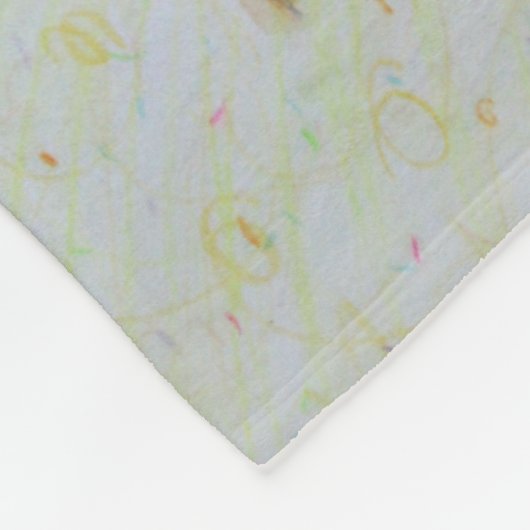 黄色認識度リボン天使の骨がん毛布 フリースブランケット (角)