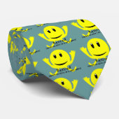 黄色退職したいハッピーダンス ネクタイ (ロール)