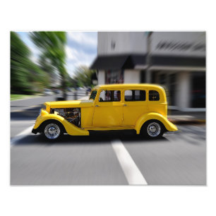 黄色通り棒 フォトプリント