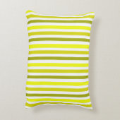 黄色金ゴールドストライプアクセント枕 アクセントクッション (裏面(縦))