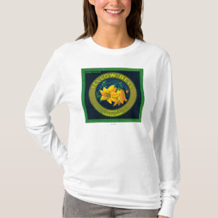 黄色鐘Appleの木枠LabelLewiston、ID Tシャツ