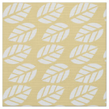 黄色離れ白模様地
