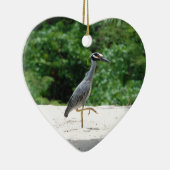 黄色頂点に達された夜鷲 セラミックオーナメント (右)