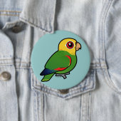 黄色頭のアマゾン 缶バッジ (インサイチュ)