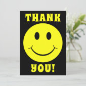 黄色顔スマイルサンキューカード サンキューカード (スタンド正面)