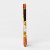 黄色鮮やかとオレンジのデイジーパターン Case-Mate iPhoneケース (裏面/左)