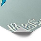 黄色鮮やかの鳥オン分岐 ポスター (角)