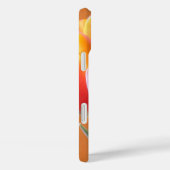 黄色鮮やか縁オレンジ色のチューリップ写真 Case-Mate iPhoneケース (裏面 / 右)