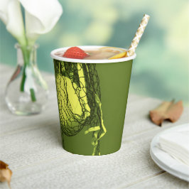 黄色10代のの誕生日パーティーネット&バレーボールスポーツ 紙コップ