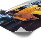 黄色1940s車/クーペ ポスター (角)