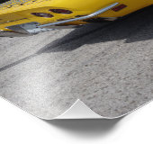 黄色1973コルベット・スティングレイ フォトプリント            (角)