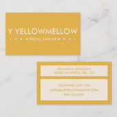 黄色4ドット 名刺 (正面/裏面)