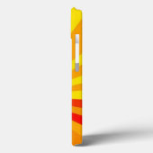 黄色、オレンジ、および赤の光線パターンのモバイル Case-Mate iPhoneケース (裏面 / 左)