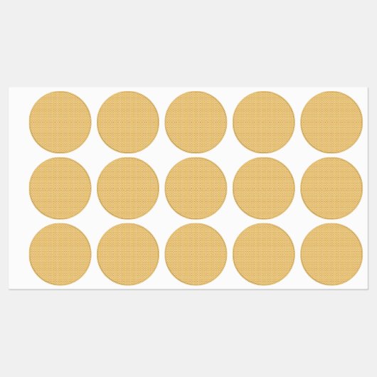 黄色、オレンジ、茶色のラッピング紙 ラベル (シート)