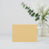 黄色、オレンジ、茶色の包装紙 予約カード (スタンド正面)