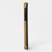 黄色、オーカー色、茶色のストライプ Case-Mate iPhoneケース (裏面/左)