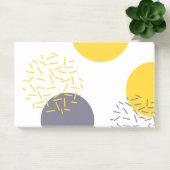 黄色、カッコいい、モダントレンディーの幾何学 ポストイット (オフィス)