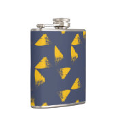 黄色、カッコいい、ユニークトレンディー三角形 フラスク (右)