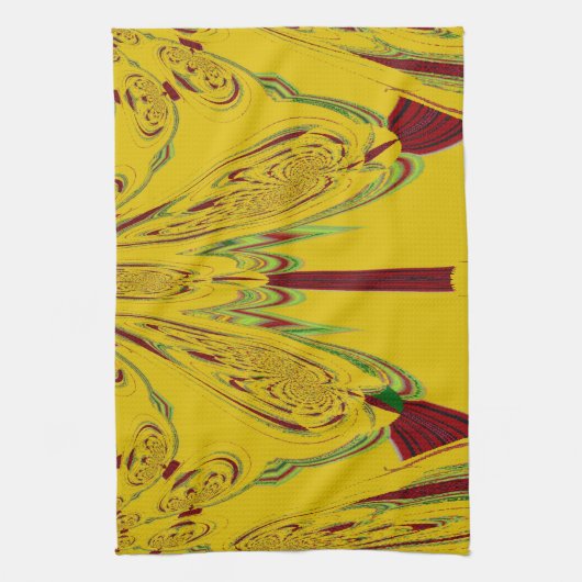 黄色 キッチンタオル (縦)