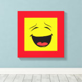 黄色 キャンバスプリント (インサイチュ (ウッドフロア))