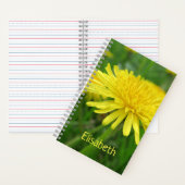 黄色，キンポウゲ，植物，タンポポ，草原 ノートブック (内側)