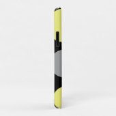 黄色(グレー水玉模様) Case-Mate iPhoneケース (裏面/右)